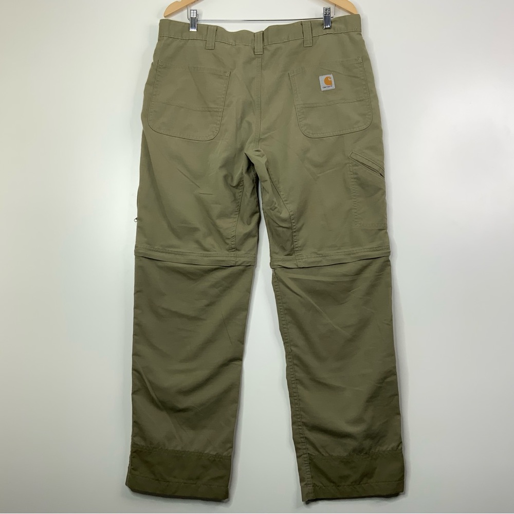 Carhartt Men’s Relaxed Fit Force Extremes Work Pants. Size 38 x 32. Light green. - Picture 2 of 9